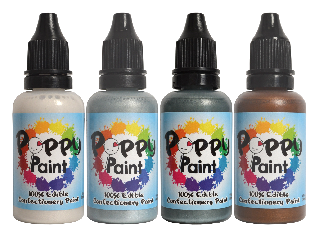 Pearl Set (4 Piece) Poppy Paint