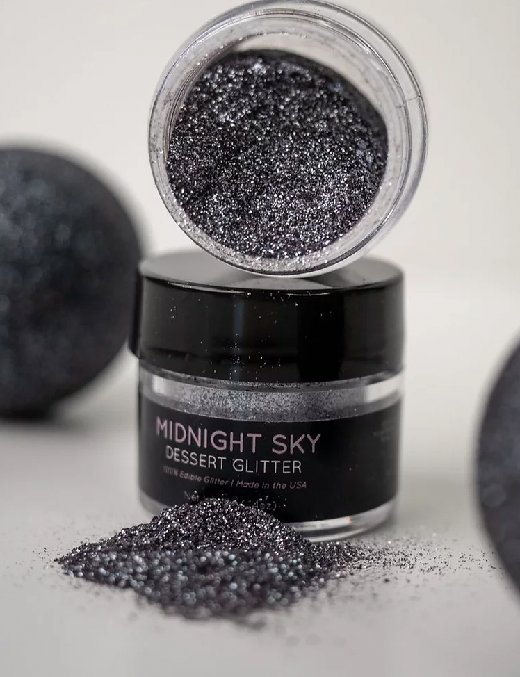 Black Edible Glitter - 1