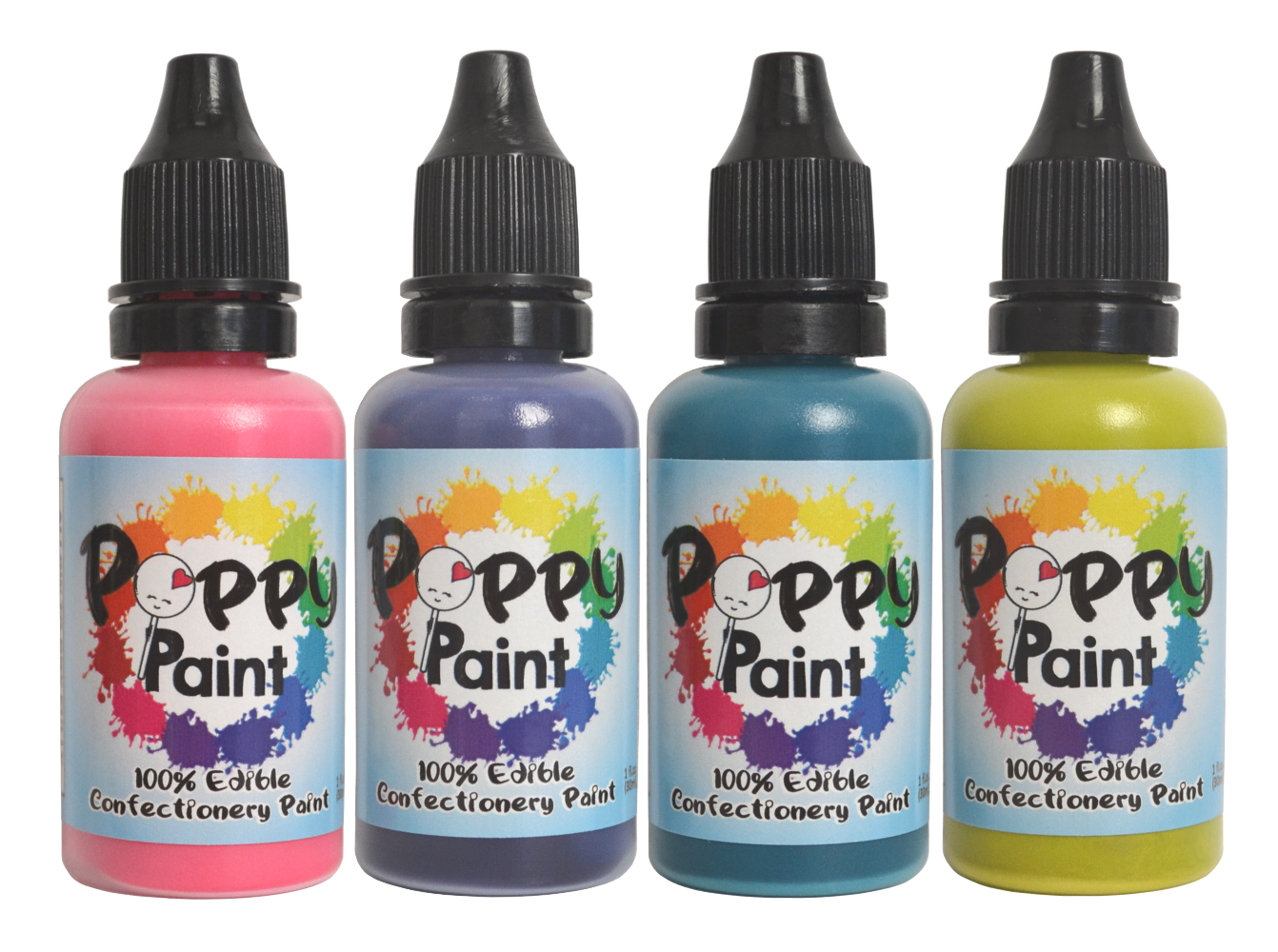 Vibrant Set (4 Piece) Poppy Paint
