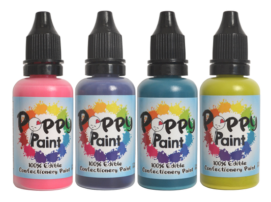 Vibrant Set (4 Piece) Poppy Paint