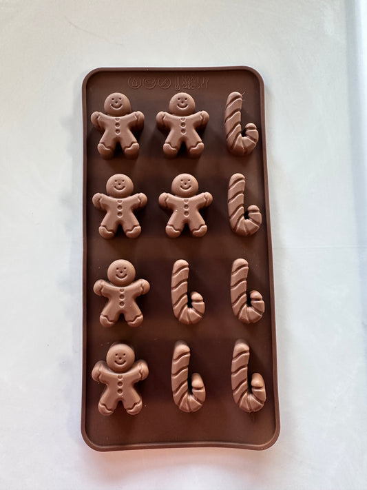 Candy Cane and Gingerbread Mold