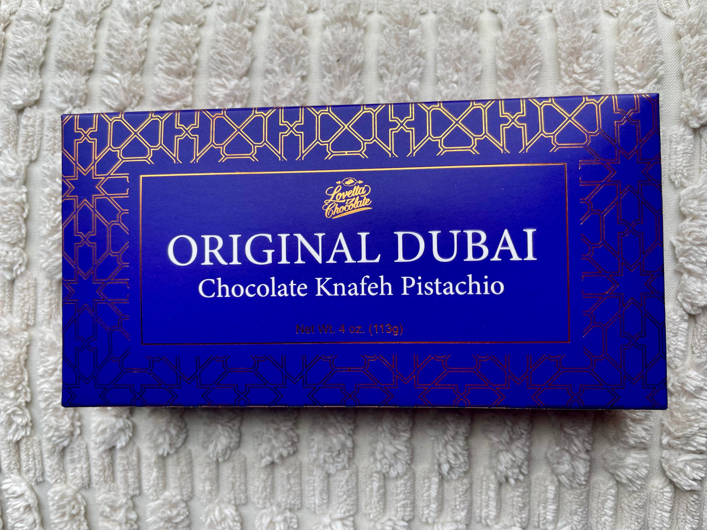 Original Dubai Chocolate Knafeh Pistacho Bar