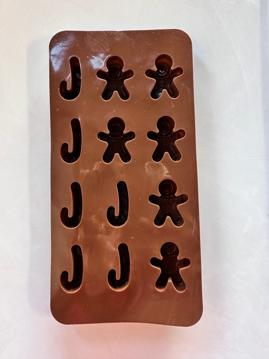 Candy Cane and Gingerbread Mold
