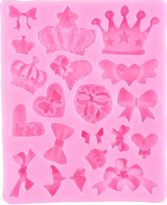 Crowns and bows mold
