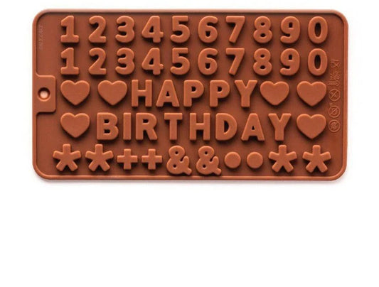 Numbers  Silicone Mold