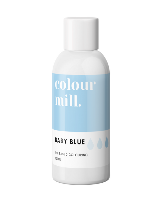 Oil Based Colouring 100ml Baby Blue