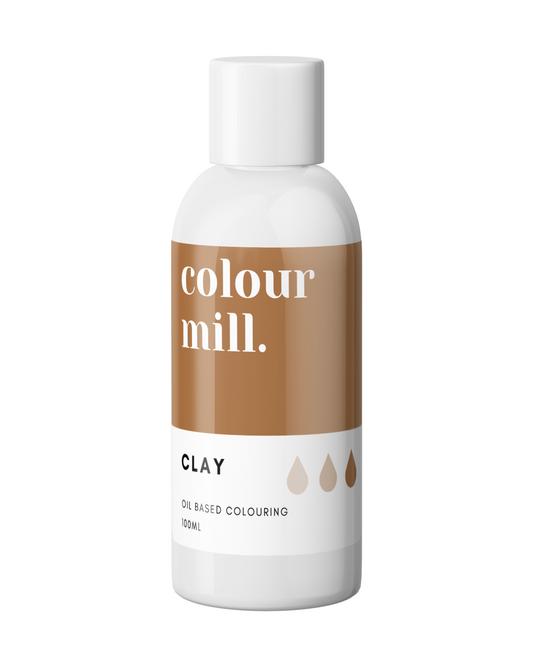 Oil Based Colouring 100ml Clay