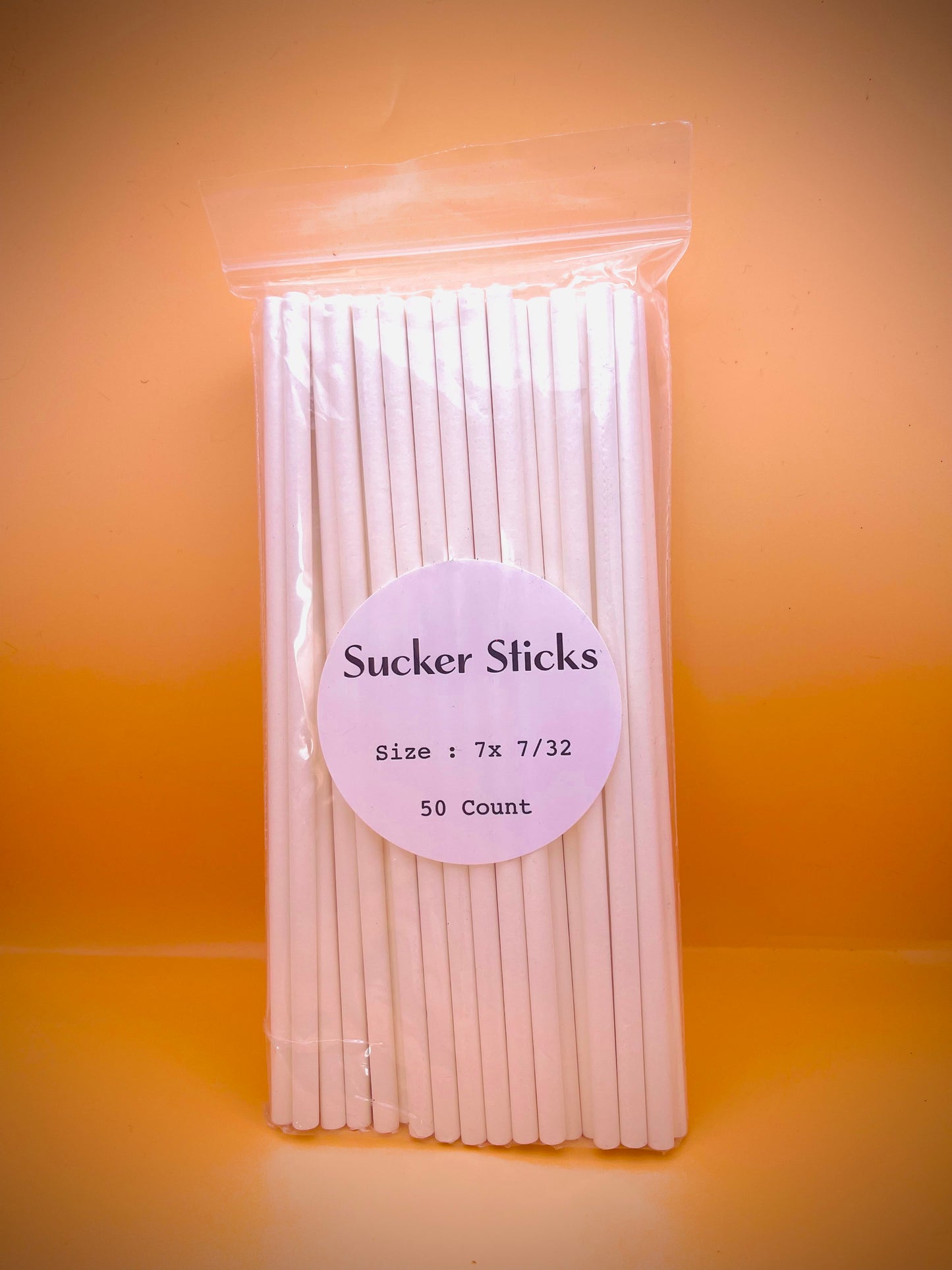 Sucker Sticks 7x7/32 Bag of 50