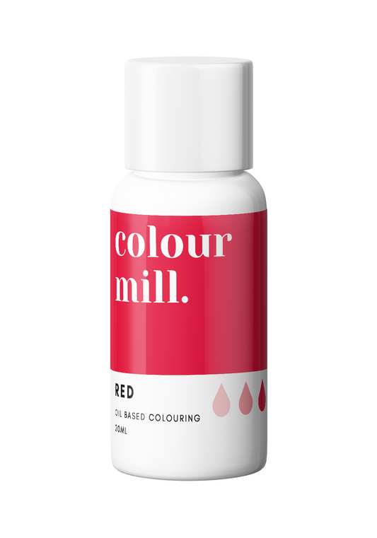 Oil Based Colouring 20ml Red